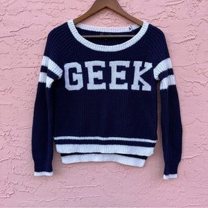 Graphic Sweater Geek